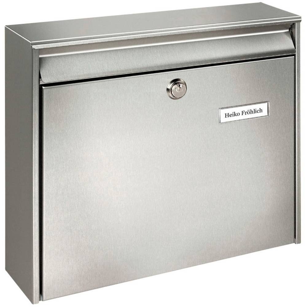 Burg Wächter Briefkasten Edelstahl-Briefkasten Borkum 3877 Ni 20200