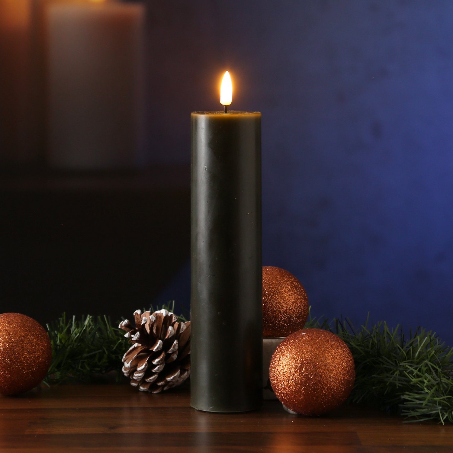 Deluxe Homeart LED-Kerze Mia Deluxe Echtwachs günstig online kaufen