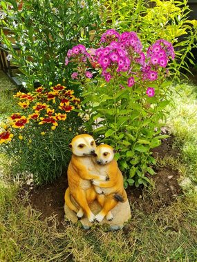 Kremers Schatzkiste Gartenfigur Gartenfigur Erdmännchen Liebespaar 30 cm Deko für draussen