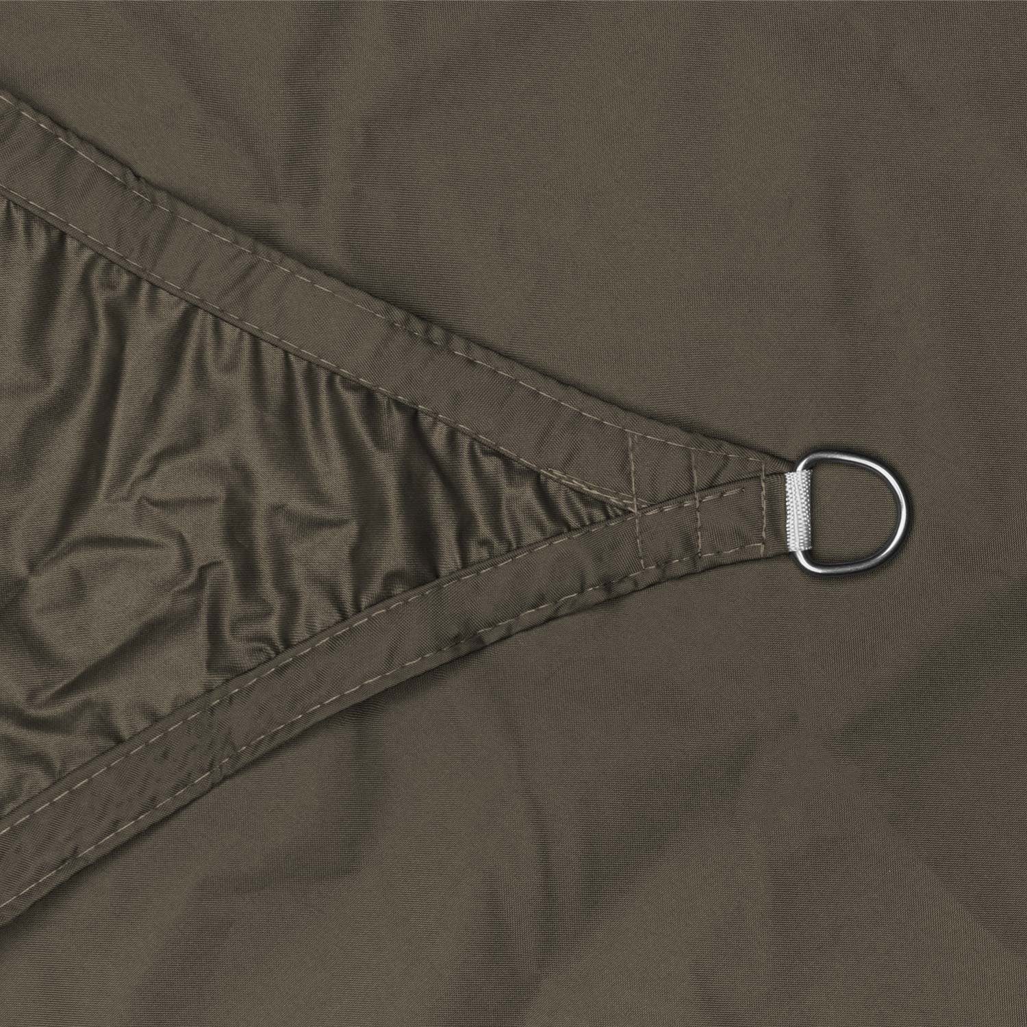 anndora Sonnensegel Tarp 3,6x3,6x3,6m Sonnenschutz, (Anthrazit), wasserdichter Stoff