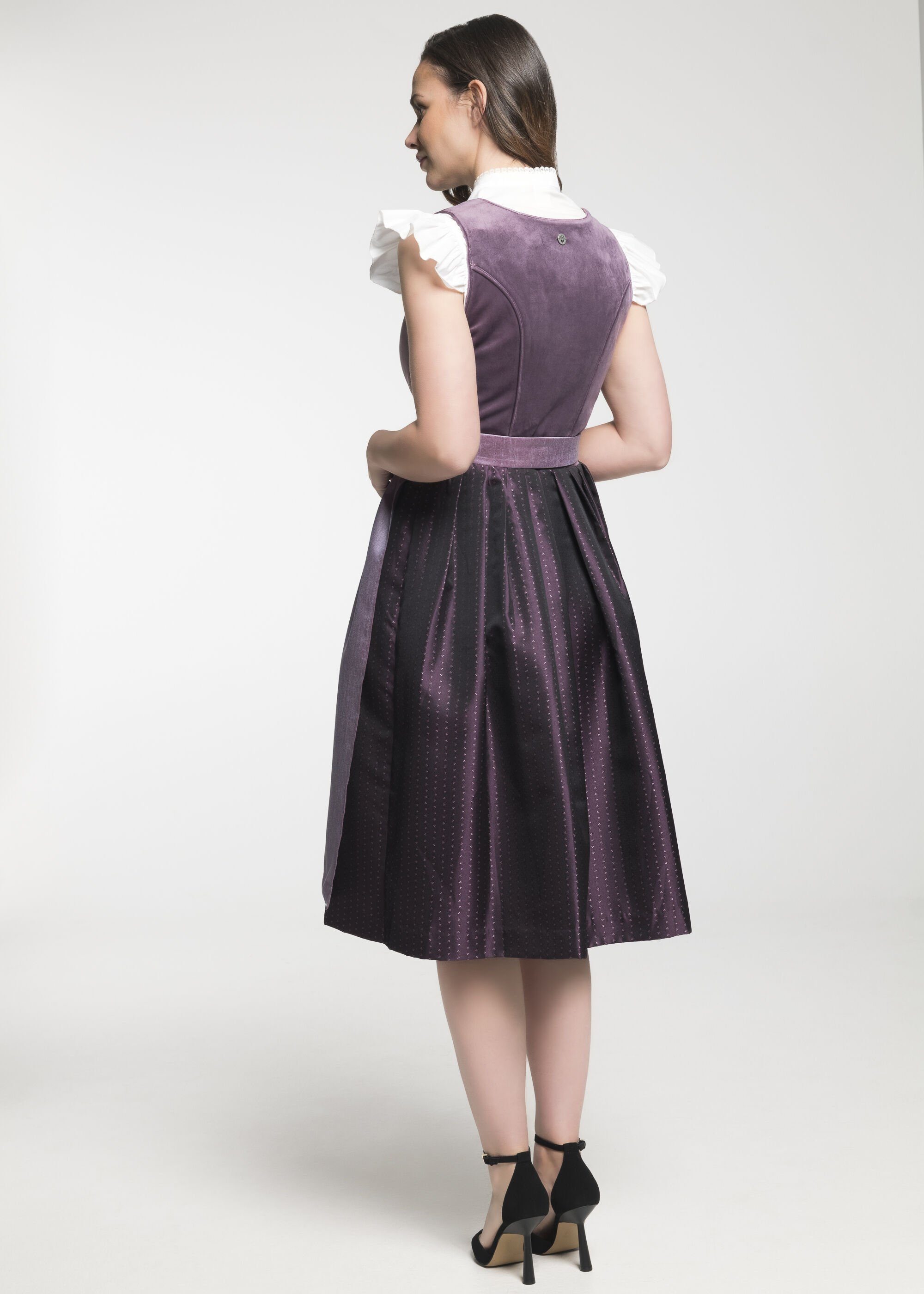 Spieth & Wensky Dirndl Doreen (1-tlg) mit eckigen Ausschnitt
