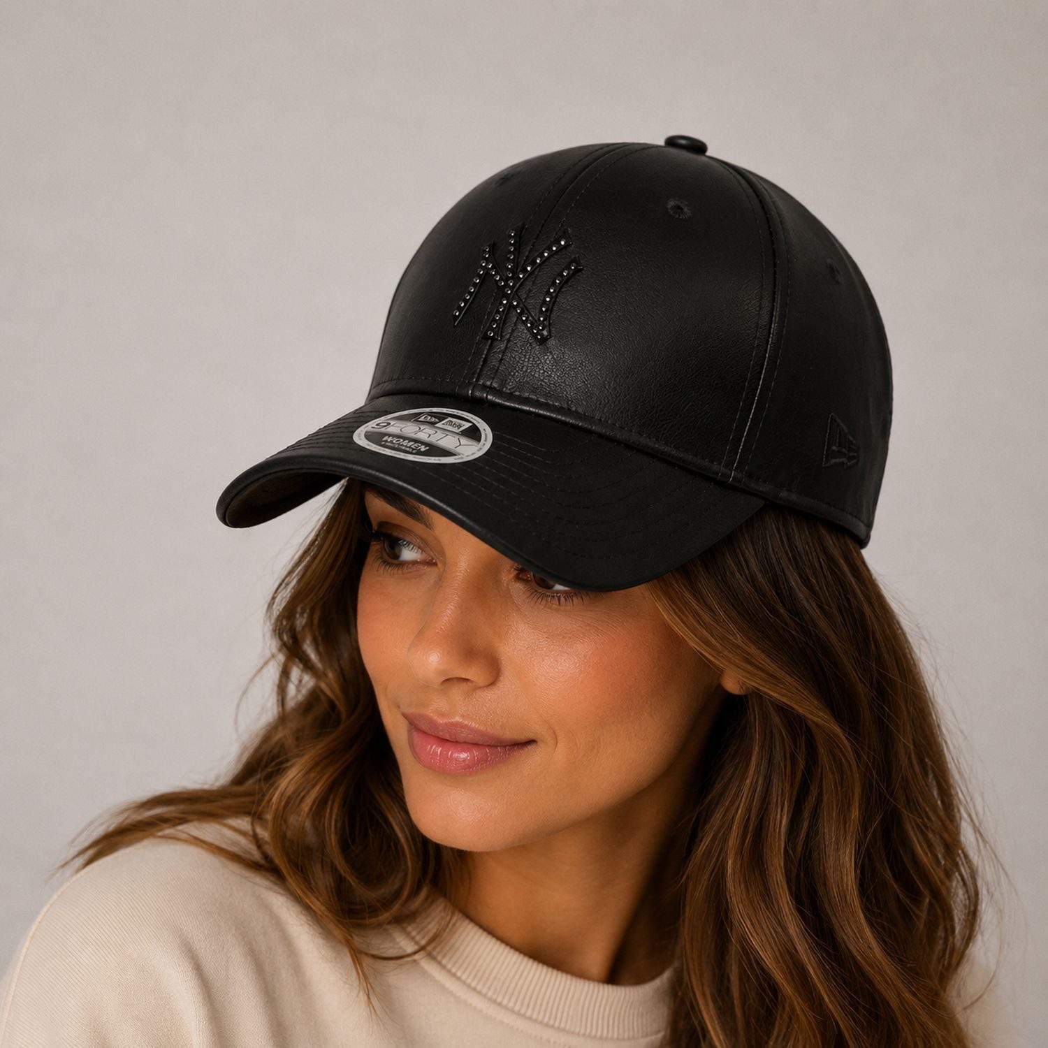 New Era Baseball Cap 9Forty KUNSTLEDER NY Yankees – Bild 2 von 5