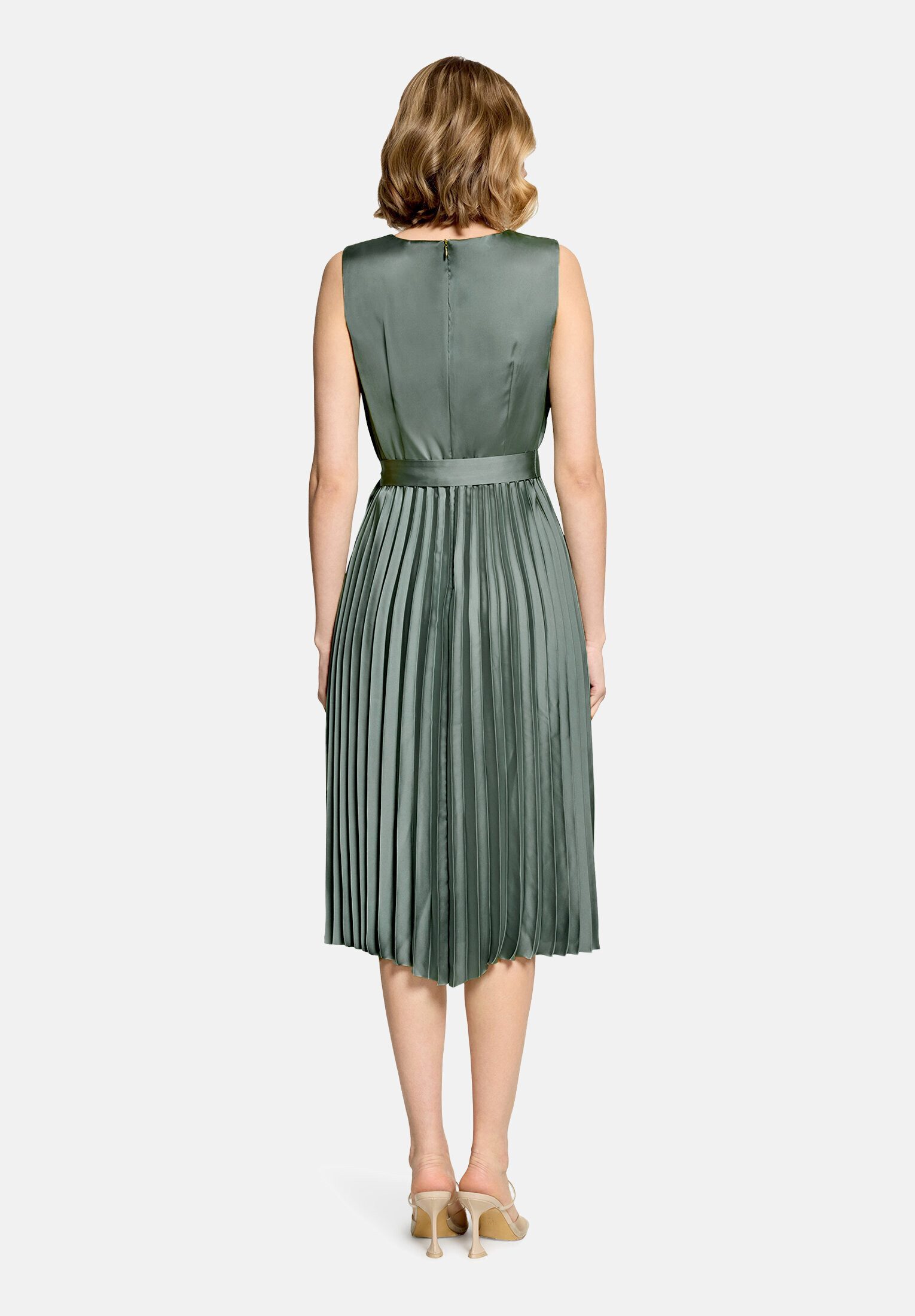 Betty&Co Midikleid Damen mit Plissee Plissee