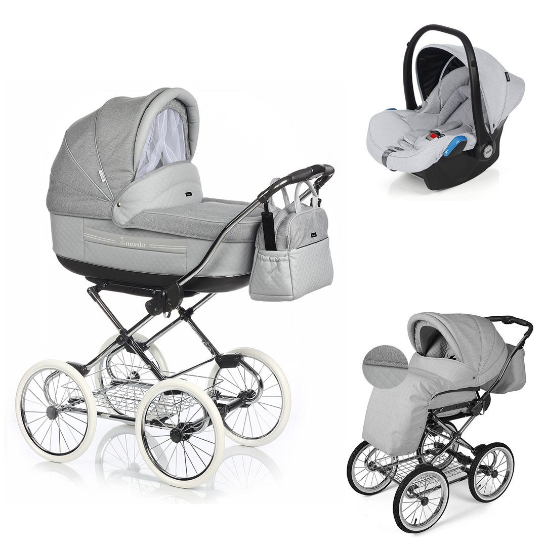 Roan Kombi-Kinderwagen »Marita 3 in 1 inkl. Autositz - 13 Teile - von  Geburt bis 4 Jahre in 10 Designs« online kaufen | OTTO