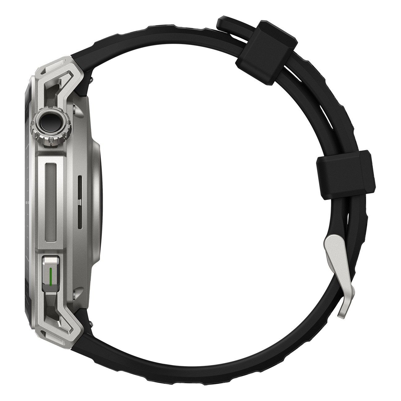 Amazfit Balance 3 Smartwatch, Gehäuse aus Edelstahl, bis zu 21 Tage Akkulaufzeit grau