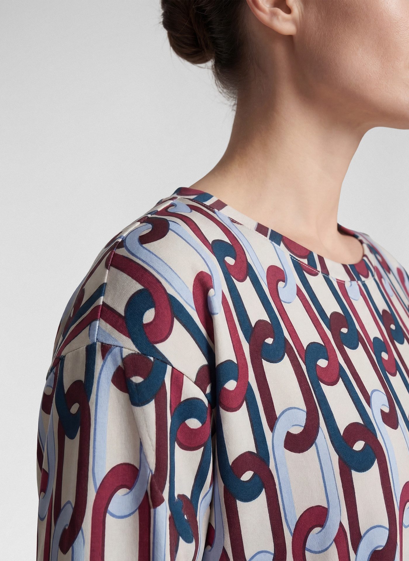 Rabe 3/4-Arm-Shirt mit grafischem Muster