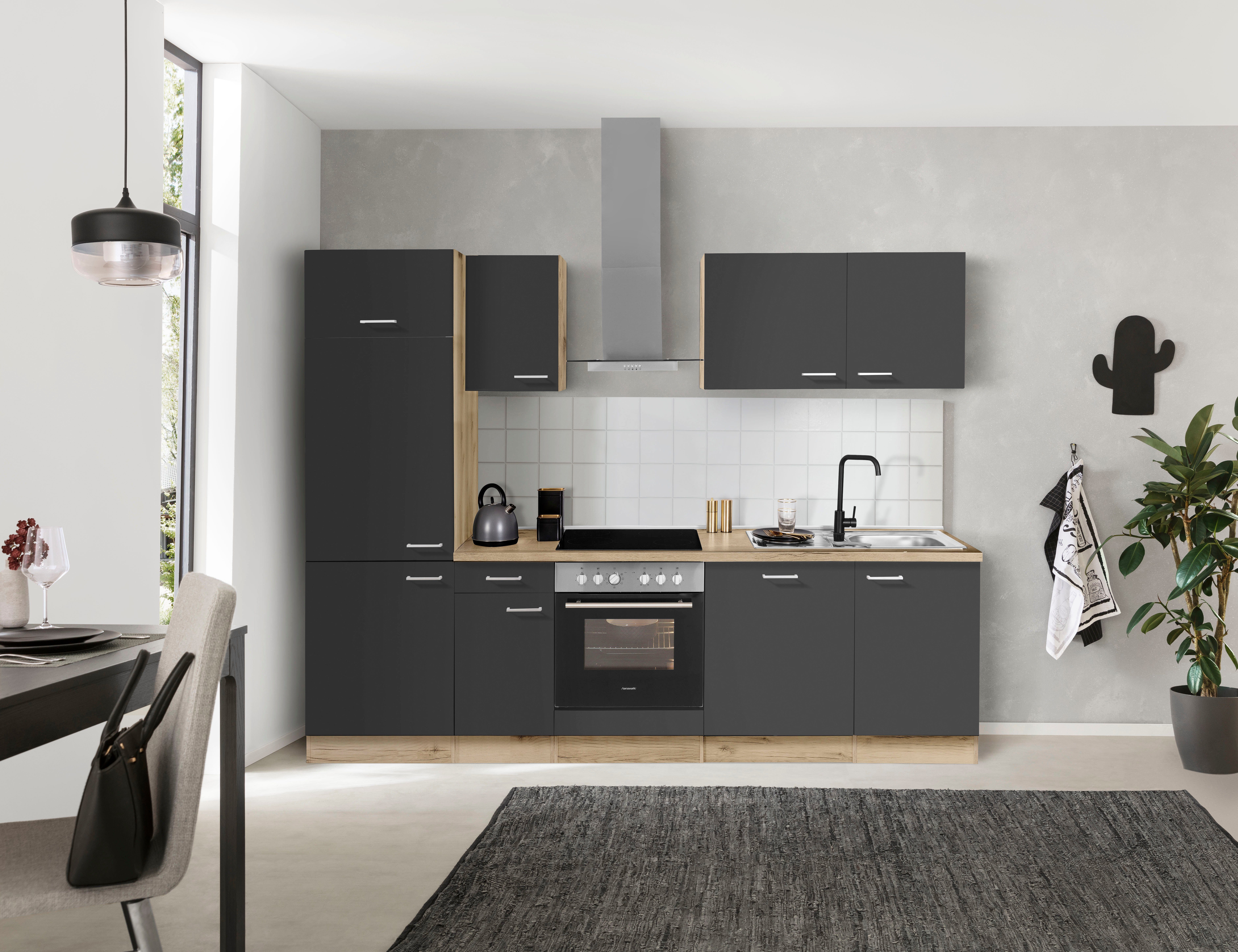 OPTIFIT Küchenzeile Iver Breite 270 cm, mit Hanseatic E-Geräten, wahlweise günstig online kaufen