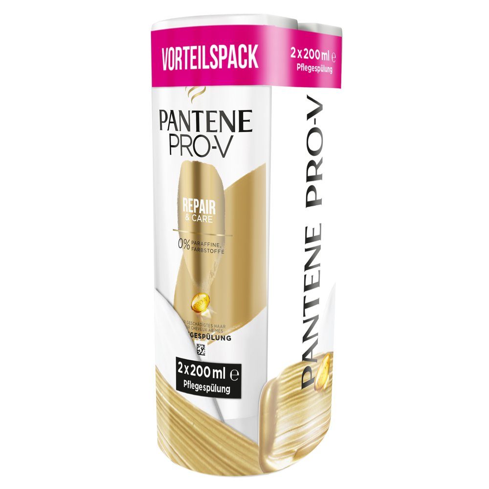 Pantene Haarspülung Pantene Pro-V Repair&Care Pflegespülung Duo, 2x200ml