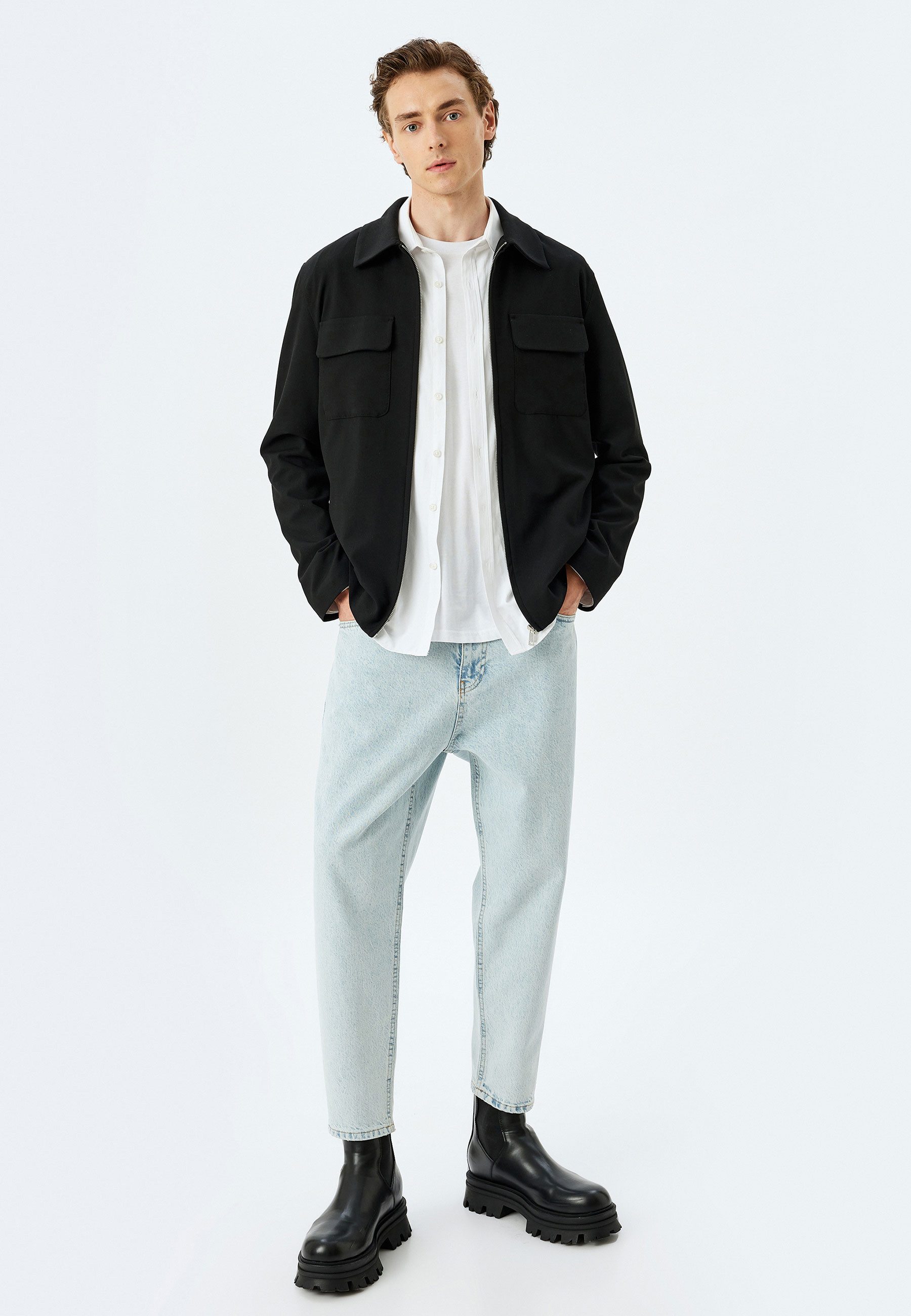 3/4-Jeans Denim Loose Loose-fit-Jeans