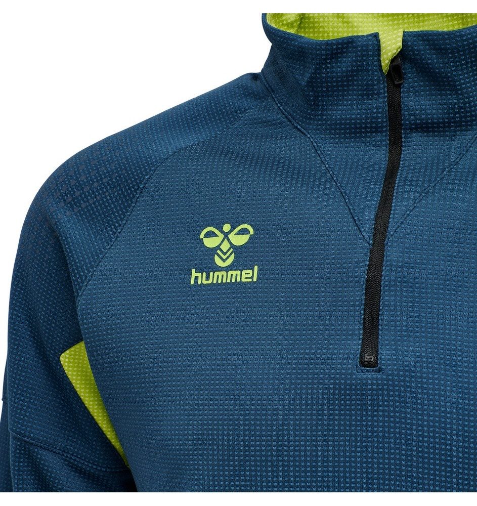 hummel Langarmshirt hmlLEAD Pro Half Zip (leichter Sweatstoff, halber Reißverschluss)