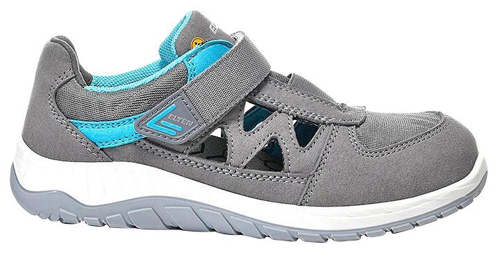 Elten MADDIE grey Easy ESD S1P Sicherheitsschuh, Ganzflächige Einlegesohle  SPORTIVE ESD grey