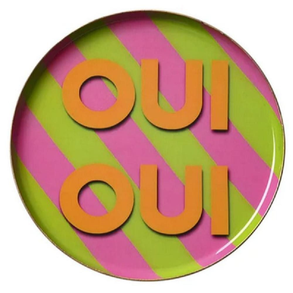 Giftcompany Servierschale Dekotablett Love Trays Oui Oui (12,7cm)