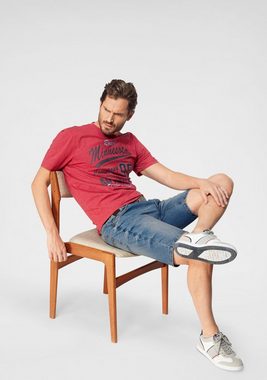 Man's World T-Shirt mit Print in Vintage Optik