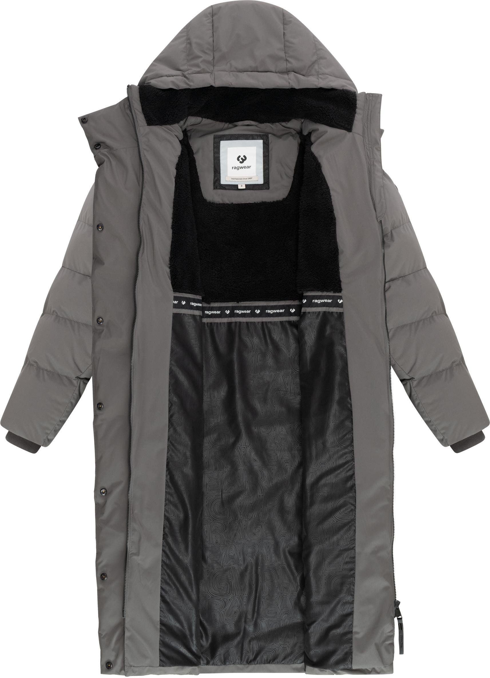 Ragwear Wintermantel Pavla Long Soft YOUMODO Wasserdichter Steppmantel mit Kuschelkragen – Bild 5 von 5