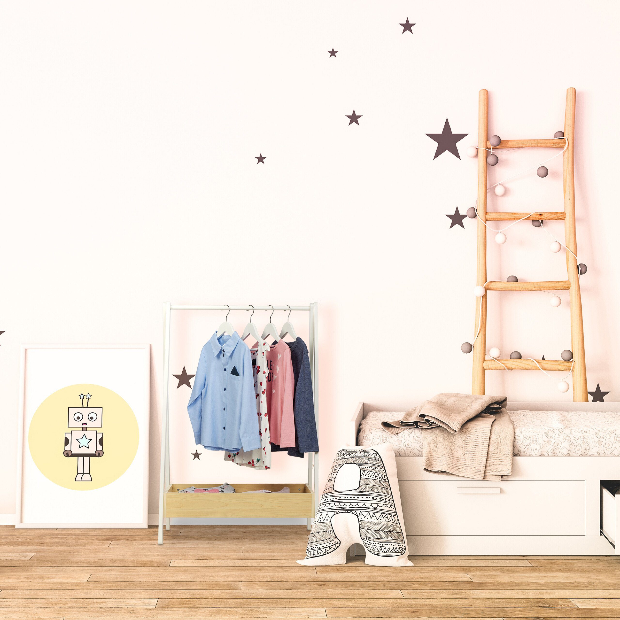 relaxdays Kleiderständer für Kind, (1-teilig, 1 St., 1-teilig)