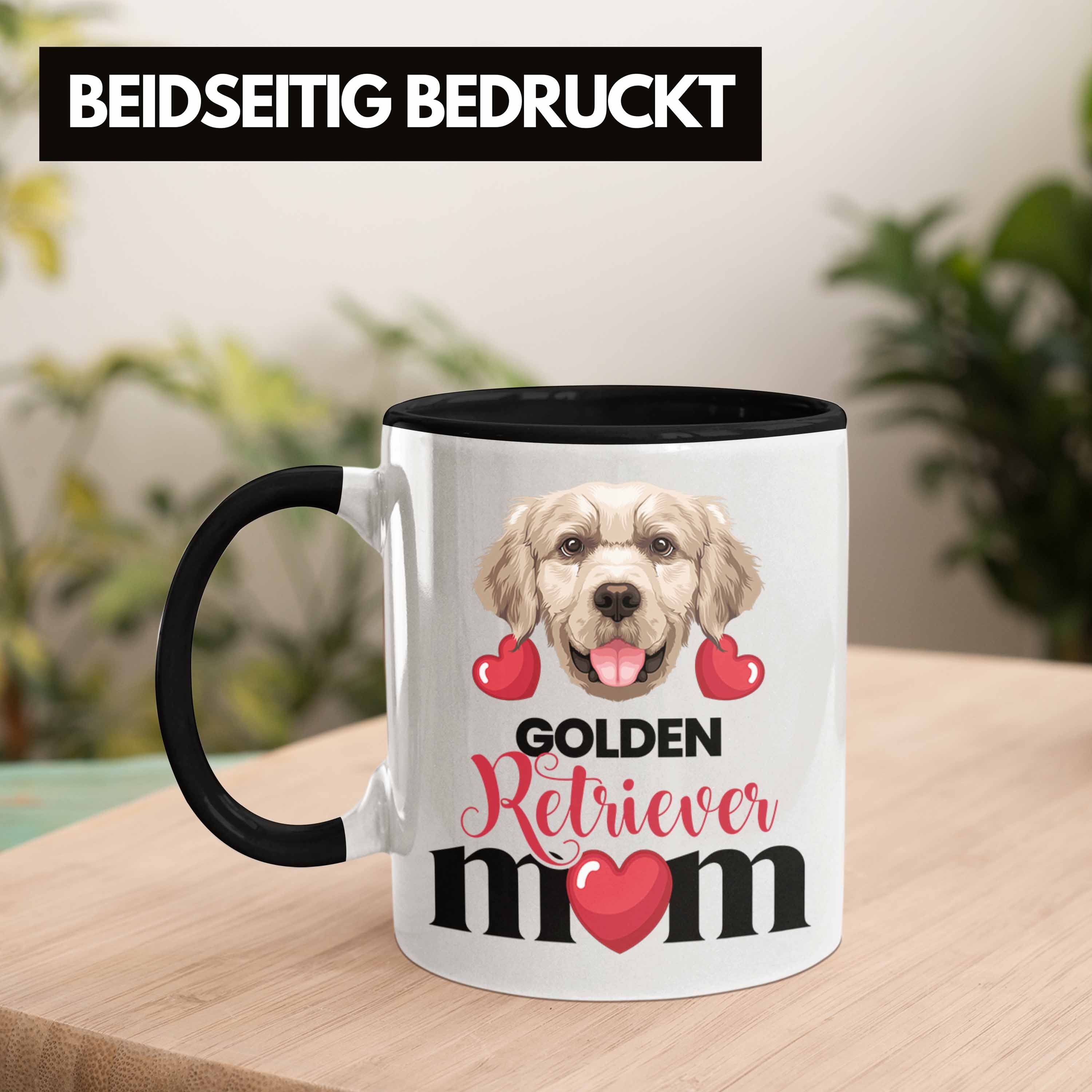 Mom Lustiger Schwarz Besitzer Mama Tasse Gesc Geschenk Tasse Golden Retriever Trendation Spruch