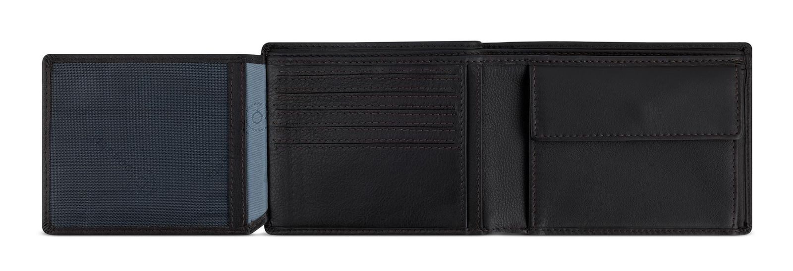bugatti Geldbörse RFID Wallet With Flap, aus echtem Rindsleder mit RFID-Blocker Schutz