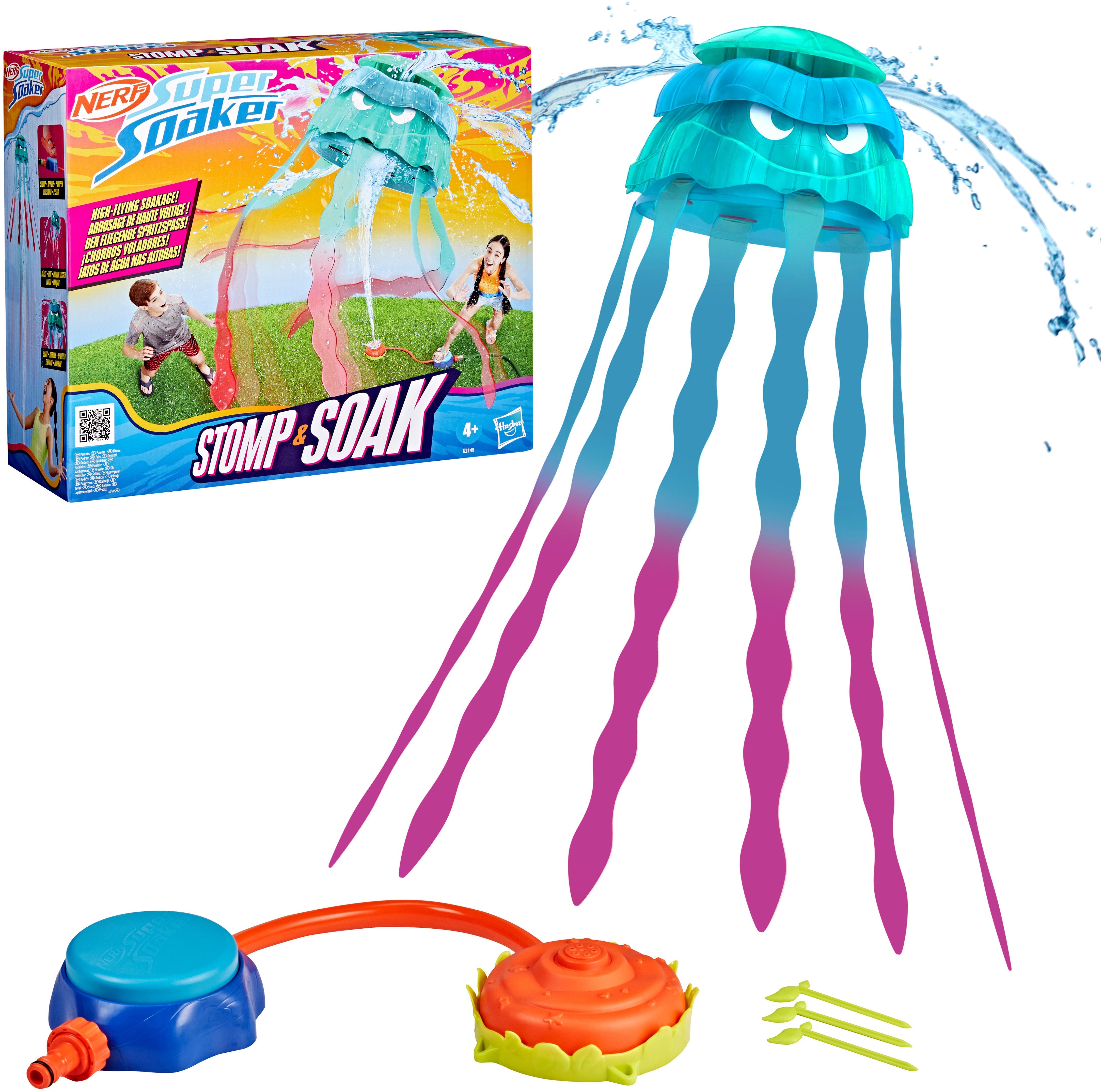 Hasbro Spiel-Wassersprenkler Nerf Super Soaker Stomp & Soak