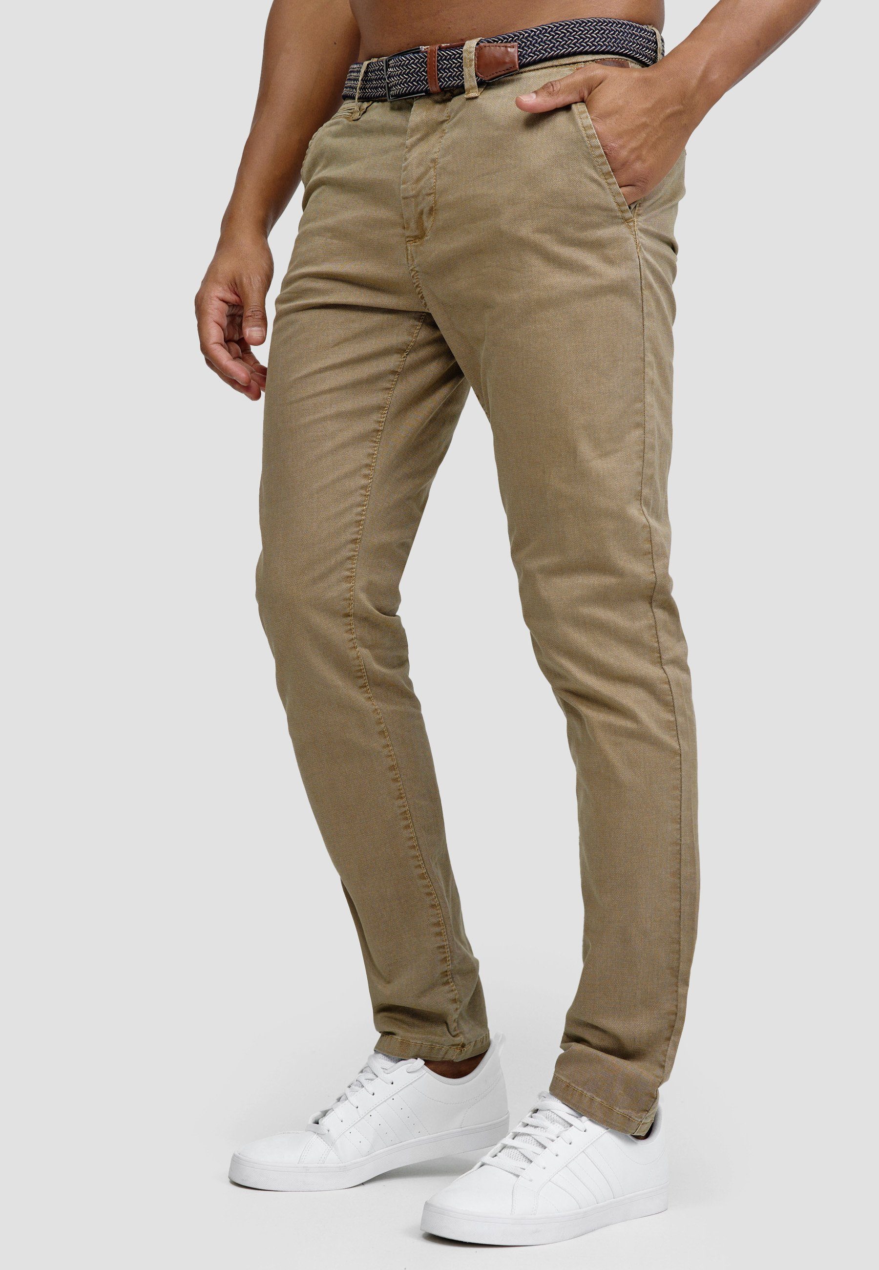 Indicode Chinohose Herren Waller Chino Hose Herrenhose
