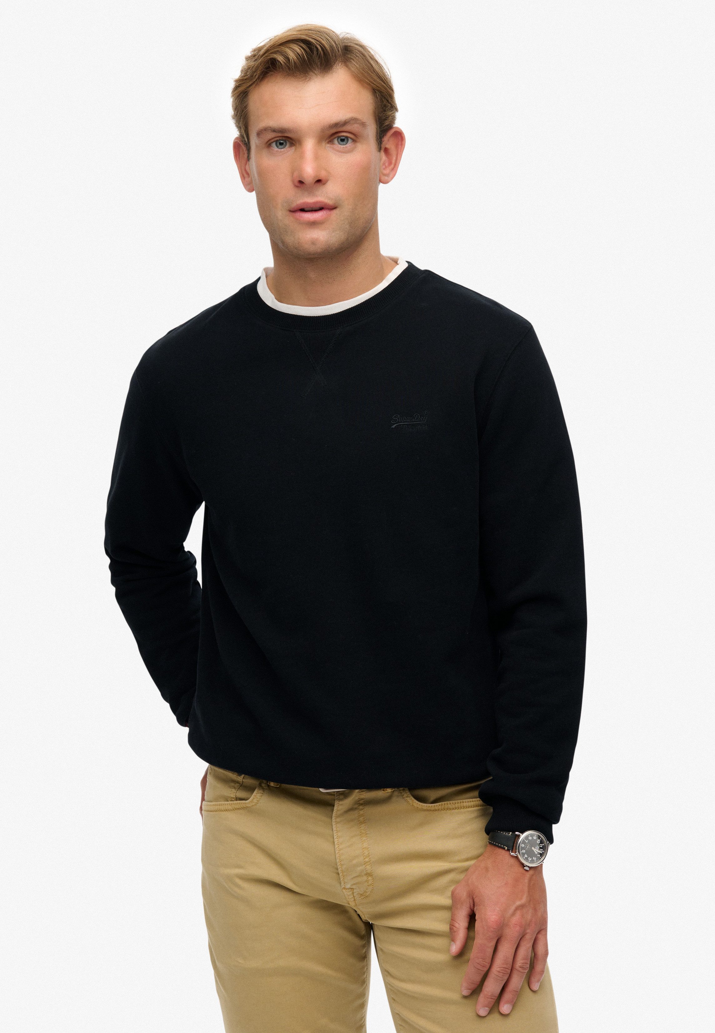 Superdry Sweatshirt ESSENTIAL LOGO CREW SWEATSHIRT günstig online kaufen