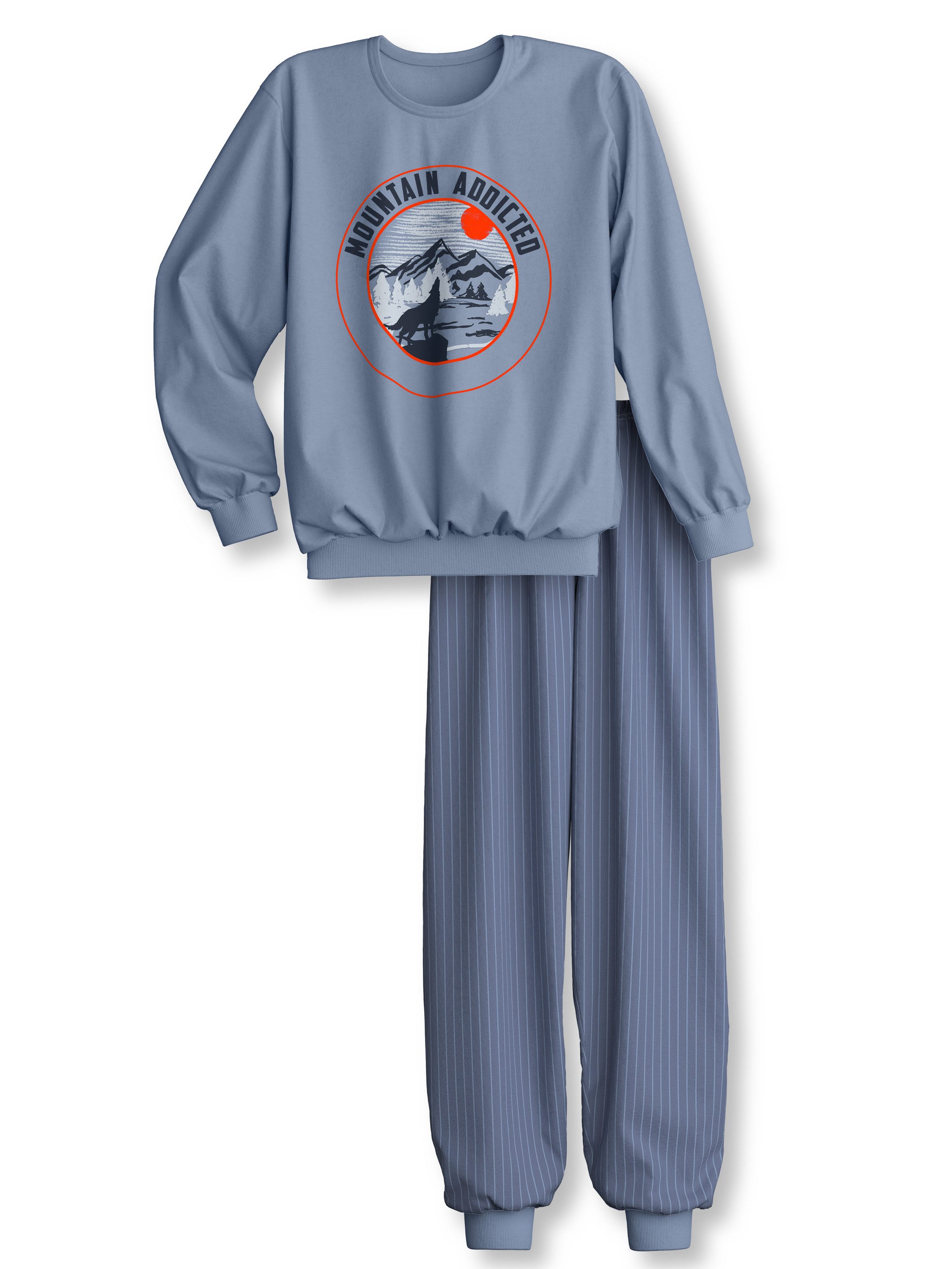 CALIDA Capri-Pyjama Kids Outdoor Kinder (2 tlg) mit Bündchen, weich, atmungsaktiv, temperaturausgleichend