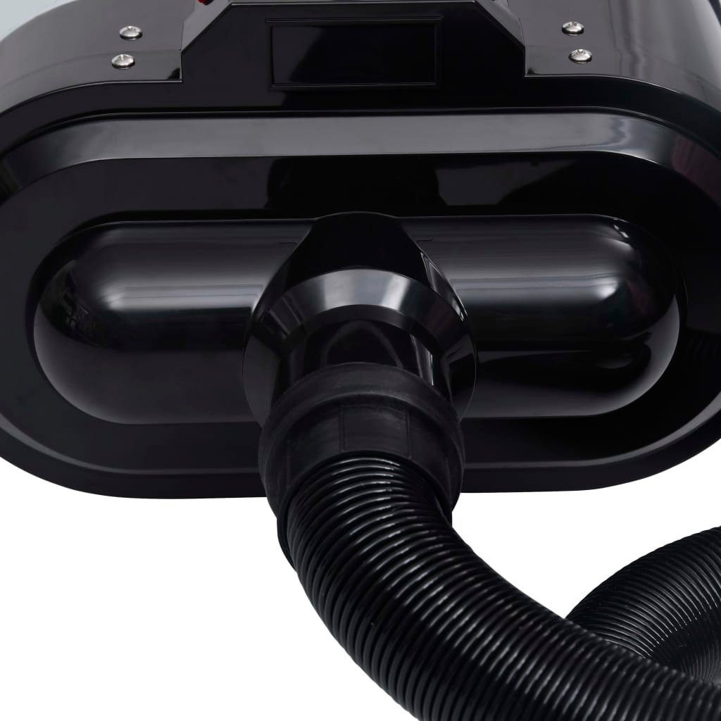 vidaXL Hundeschermaschine Haustiertrockner Doppelmotor Schwarz