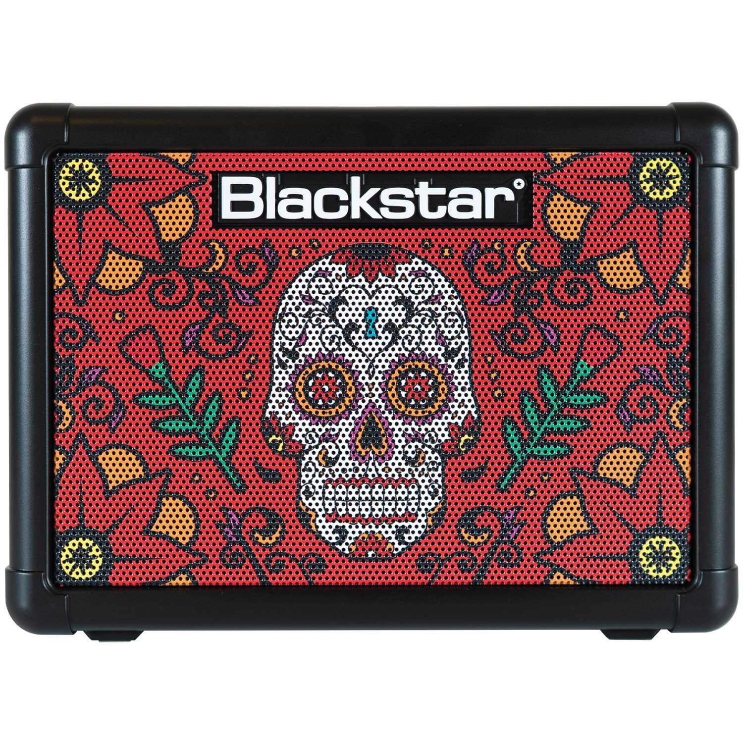 Blackstar Blackstar Gitarren-Verstärker Fly 3 Sugar Skull II Mini Amp Verstärker (Anzahl Kanäle: 1, 3 W, Tragbarer Gitarren-Verstärker mit Effekten)