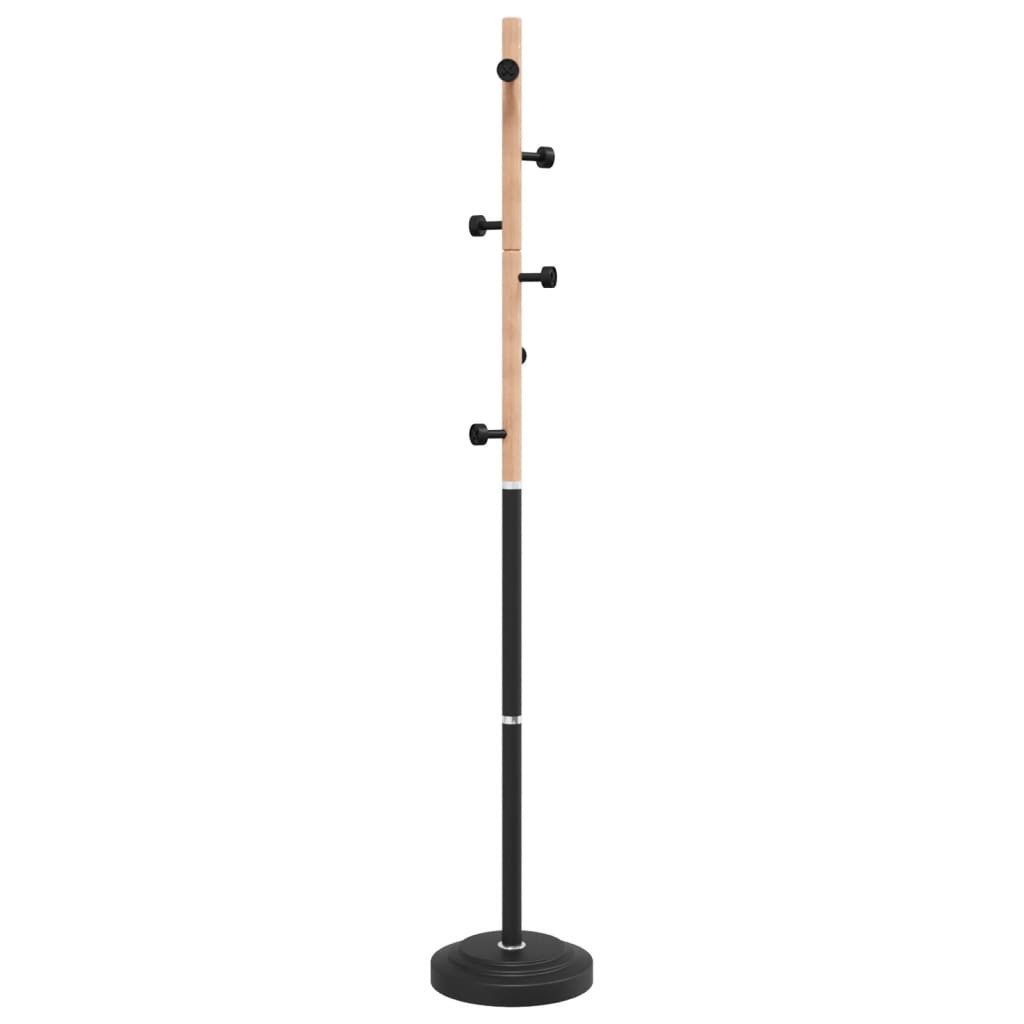 vidaXL Вешалки Вешалки Schwarz 177 cm Pulverbeschichtetes Eisen, (1 St)