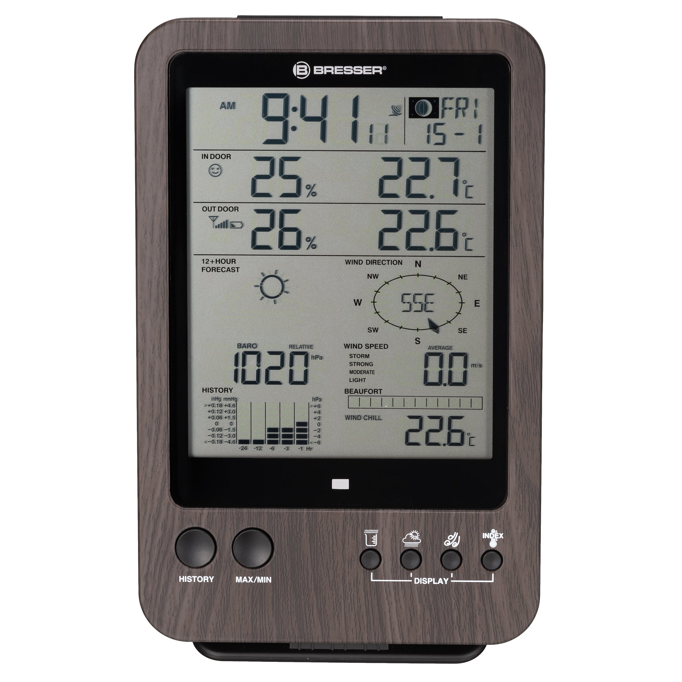 Wetterstation BRESSER zusätzliche / Ersatz-Basisstation für 7002512 WTW Wetterstati…