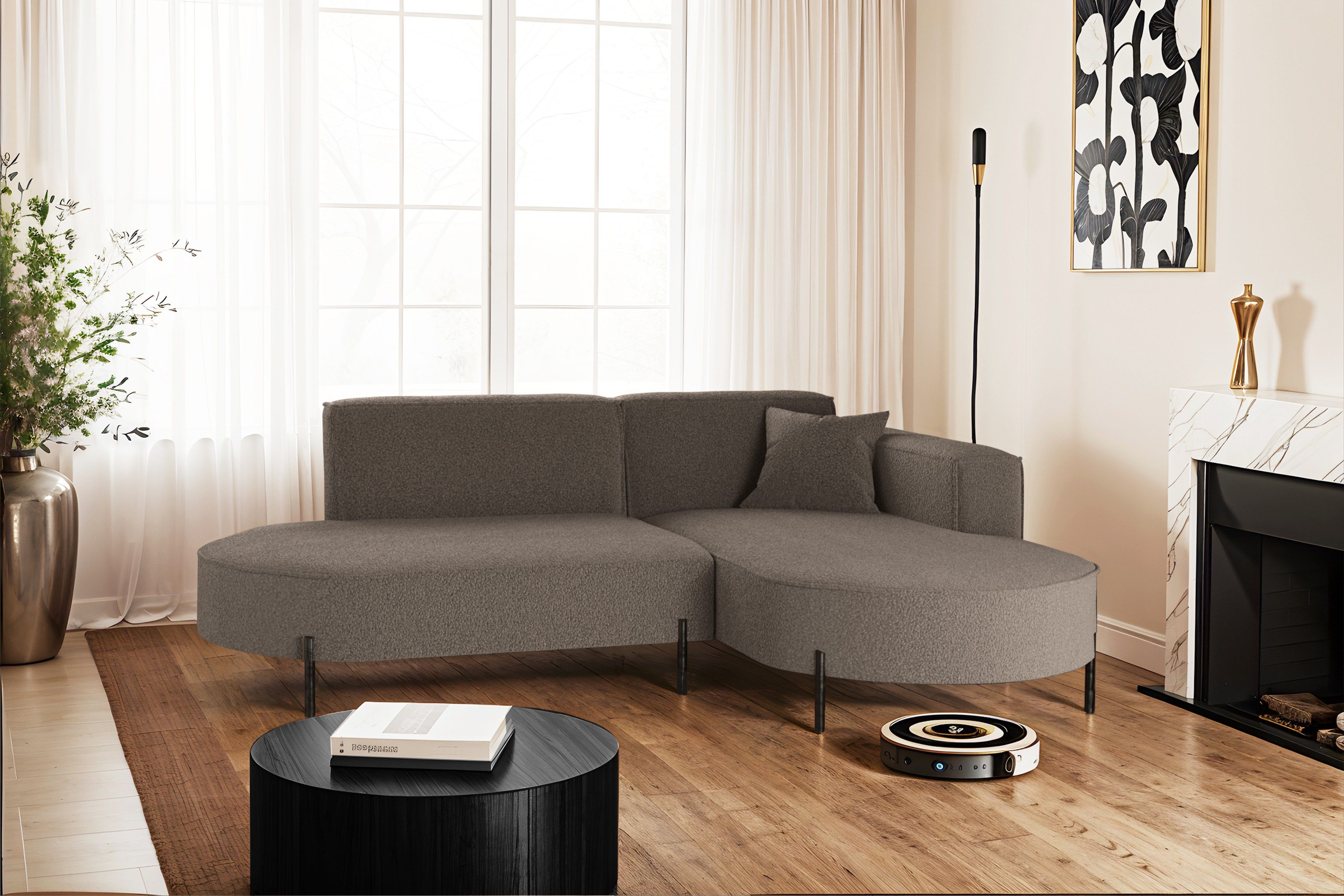 Kaiser Möbel Ecksofa Sofa L-Form Designer günstig online kaufen