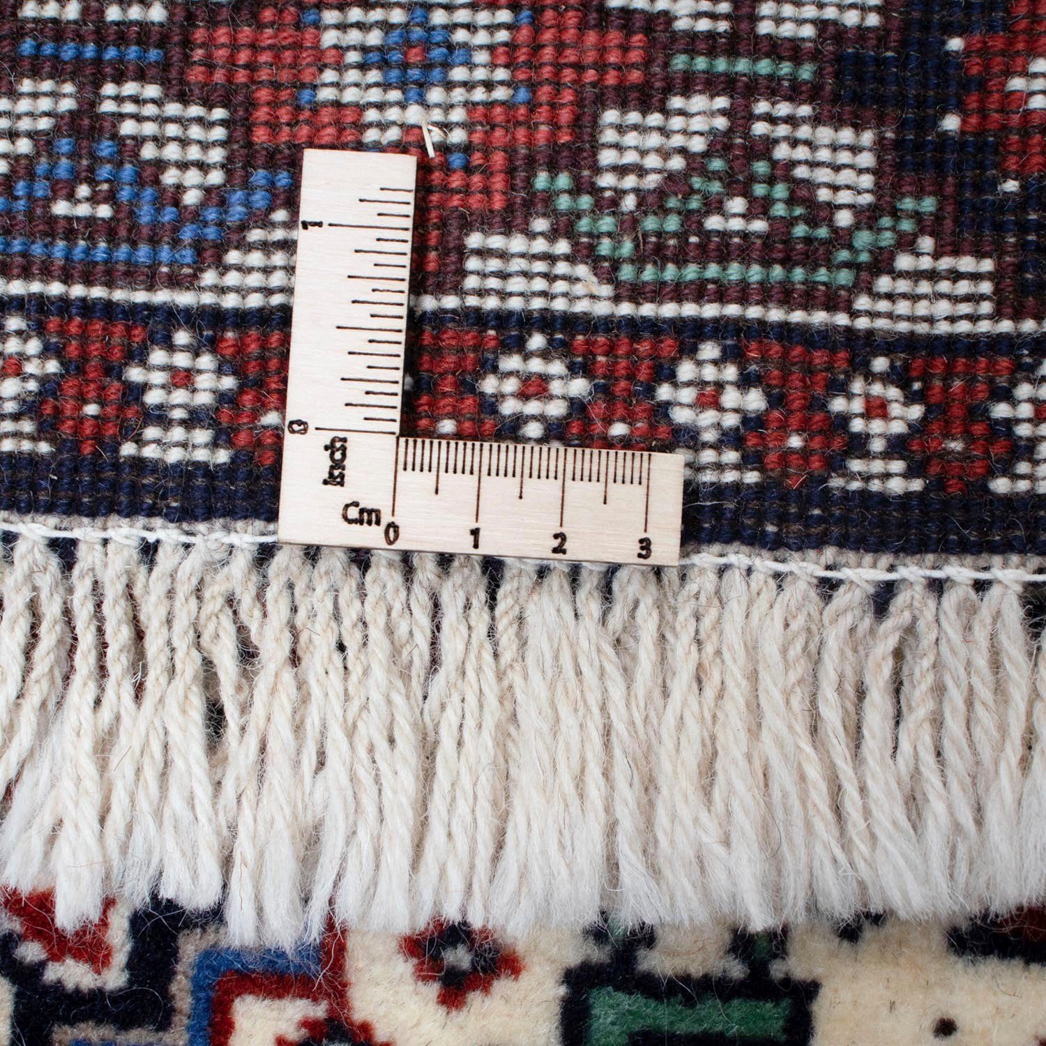 Wollteppich Yalameh morgenland, Blu mm, Handgeknüpft x Medaillon cm, scuro 10 160 rechteckig, Höhe: 100