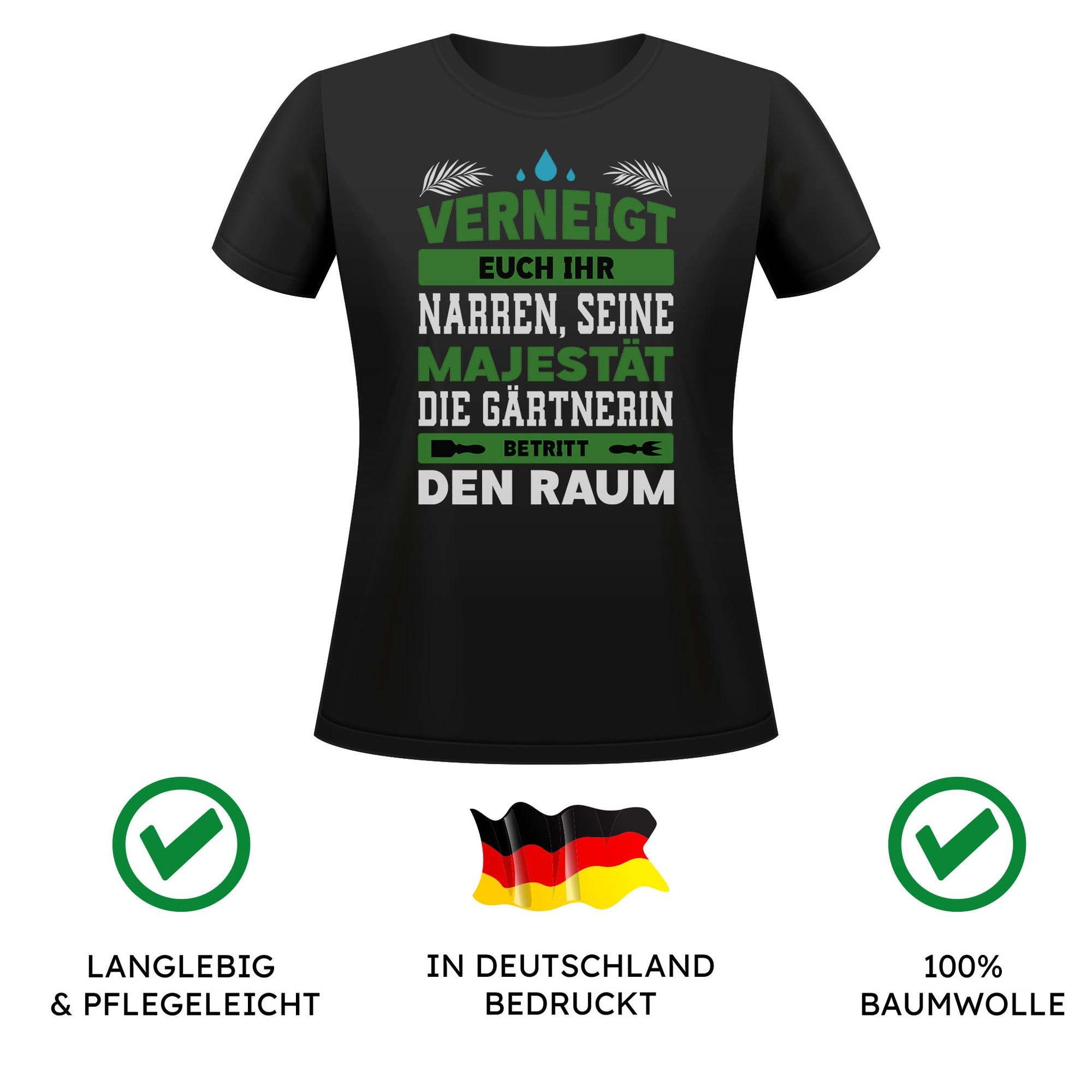 22Feels T-Shirt Gärtnerin Geschenk Frauen Spruch Beruf Ausbildung Studium Abschluss IN DEUTSCHLAND BEDRUCKT
