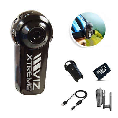 Best Direct® Viz Xtreme® + Action Kit Set Outdoor-Kamera (0 MP, USB, für Sturzhelme, für Kleidung und drehbare Halterung)
