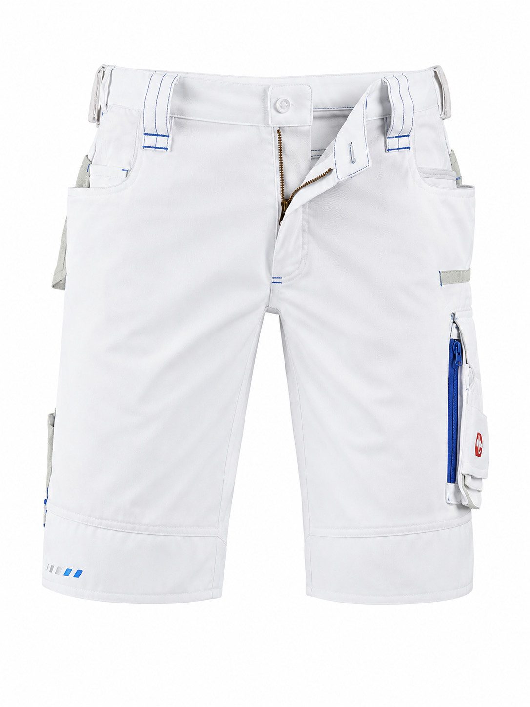 Engelbert Strauss Shorts e.s.motion 2020 Arbeitsshorts Weiss – Robuste Workwear Shorts ausgeklügelte Taschenkonzept
