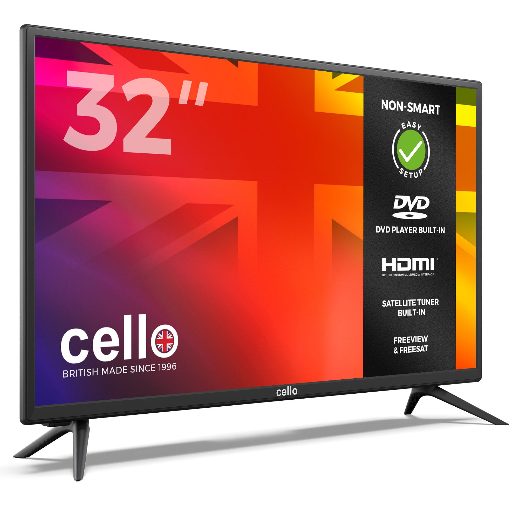 Cello C3220F LED-Fernseher (81,28 cm/32 Zoll, HD-Ready)