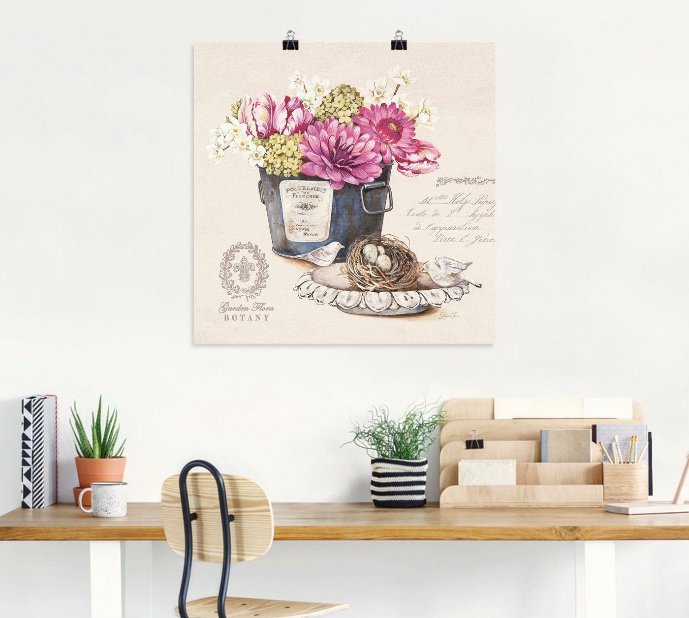 Artland Wandbild »Blumenstrauß I«, Arrangements (1 Stück), in vielen Größen & Produktarten -Leinwandbild, Poster, Wandaufkleber / Wandtattoo auch für Badezimmer geeignet-HomeTrends