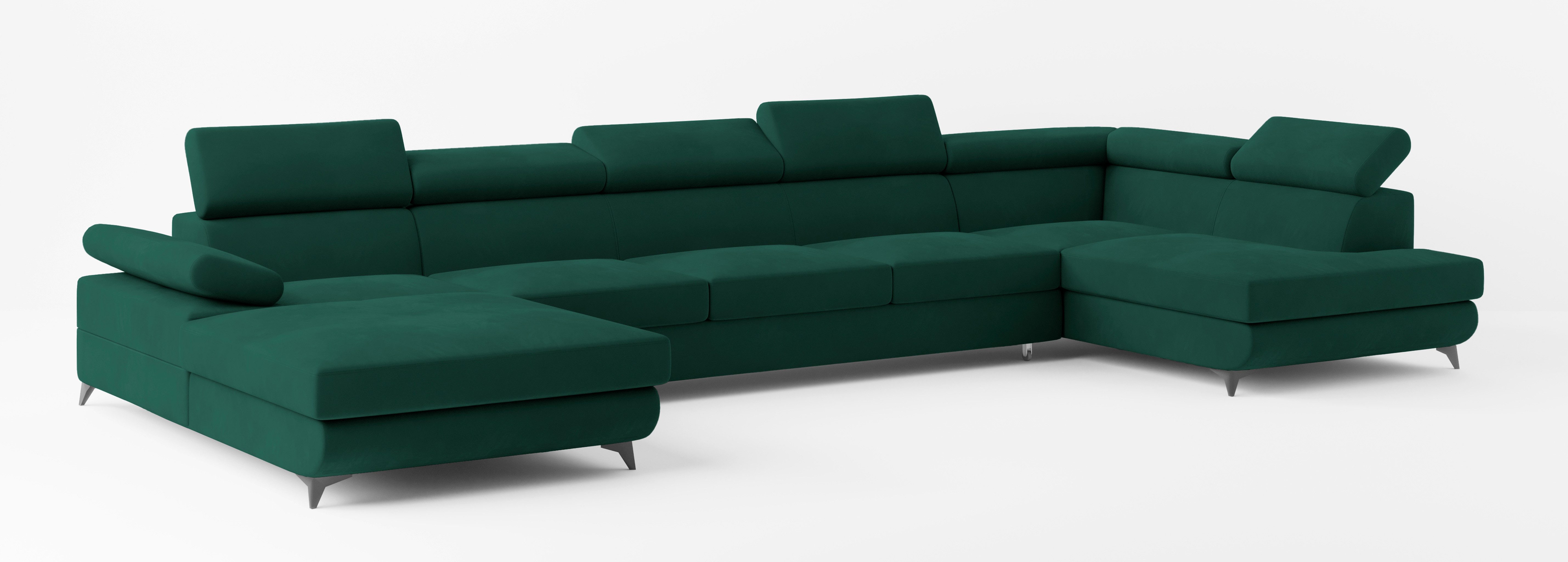 Masseno Ecksofa MONTIVA mit Schlaffunktion U-Form, günstig online kaufen