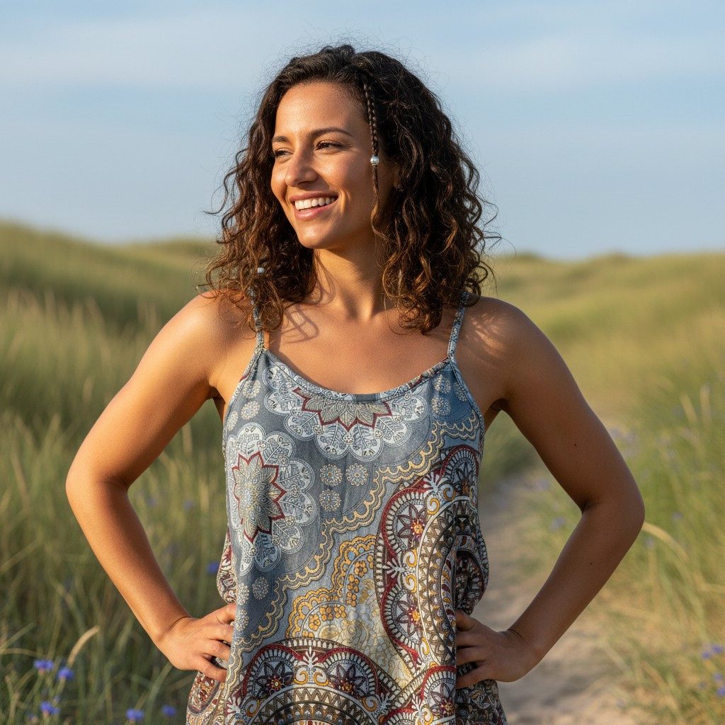 Guru-Shop T-Shirt Boho Trägertop, Sommertop, Damentop, Strandtop.. Hippie, günstig online kaufen
