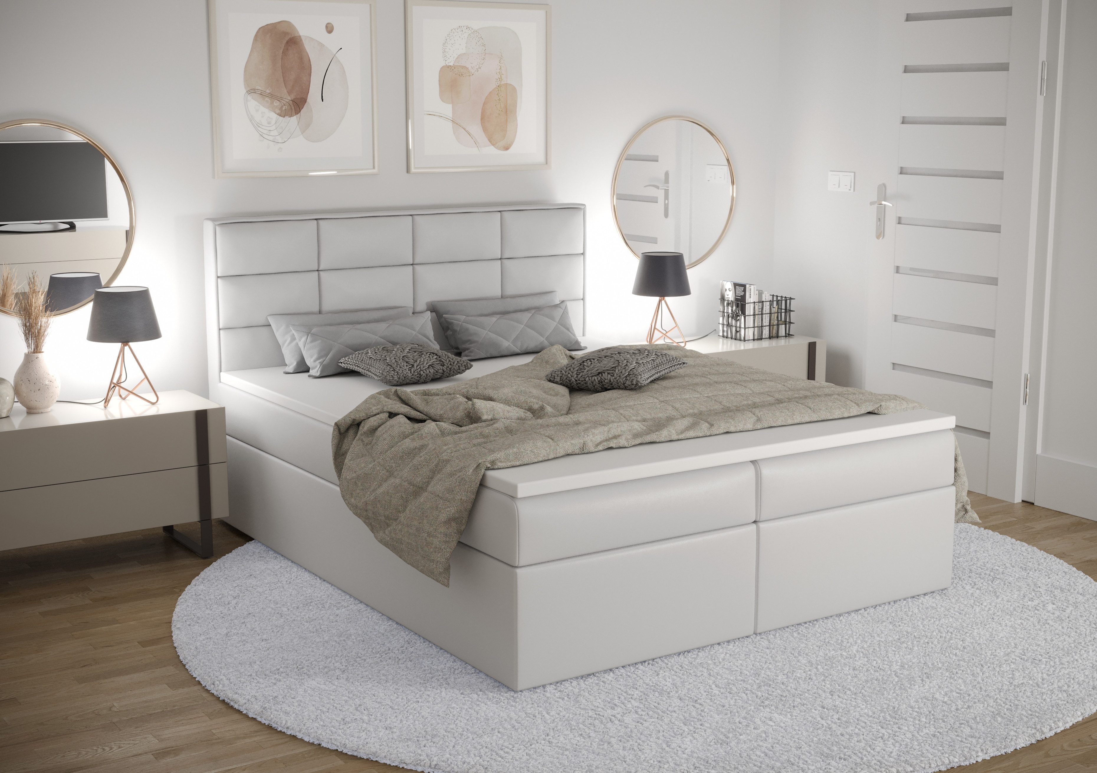 B&B Home Boxspringbett Kaja (H3 Matratze günstig online kaufen