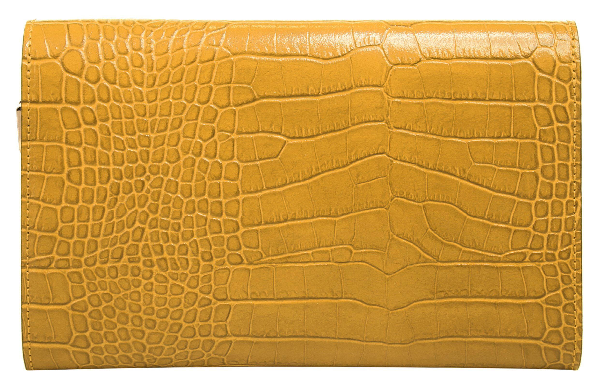 Cluty Abendtasche, echt Leder, Made in Italy