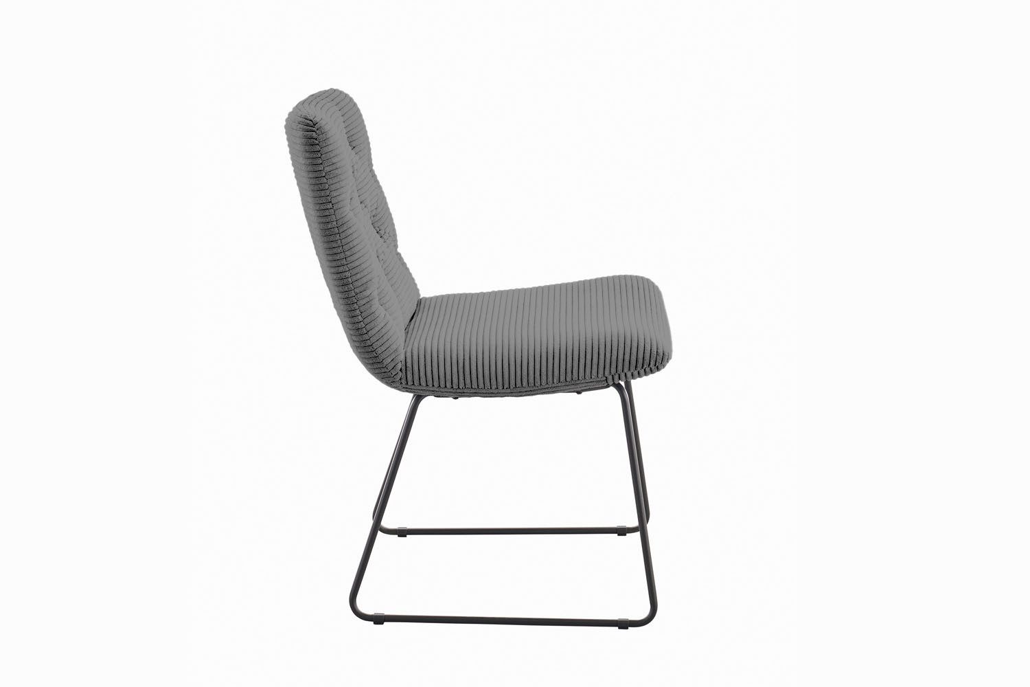 KAWOLA Polsterstuhl NEW CHARME (1 St), Stuhl Cord verschiedene Farben