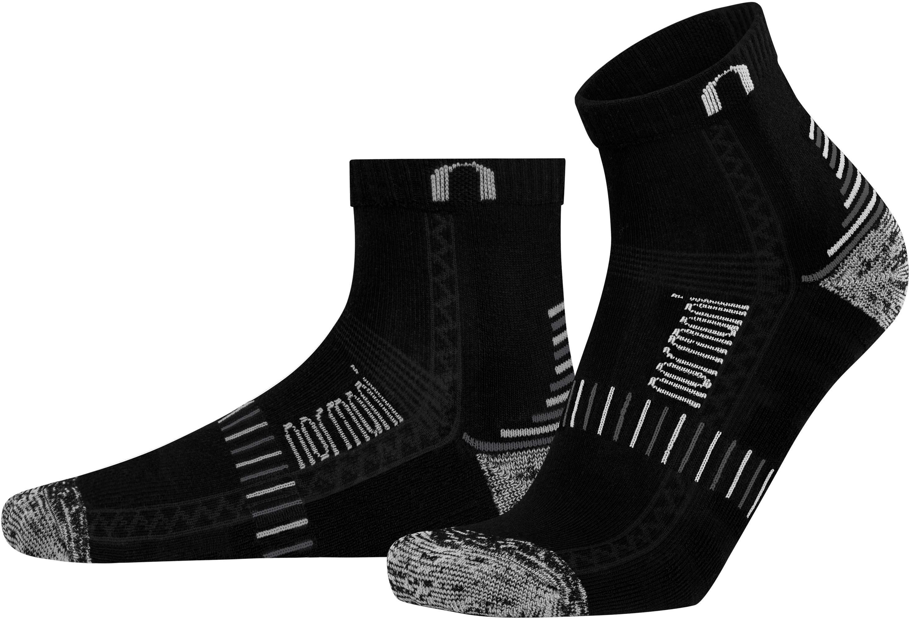 normani Basicsocken 6 Frottee Trekking Viskose Kurzschaftsocken (Set, 3 Paar) seidenweich durch Viskose – Bild 2 von 5