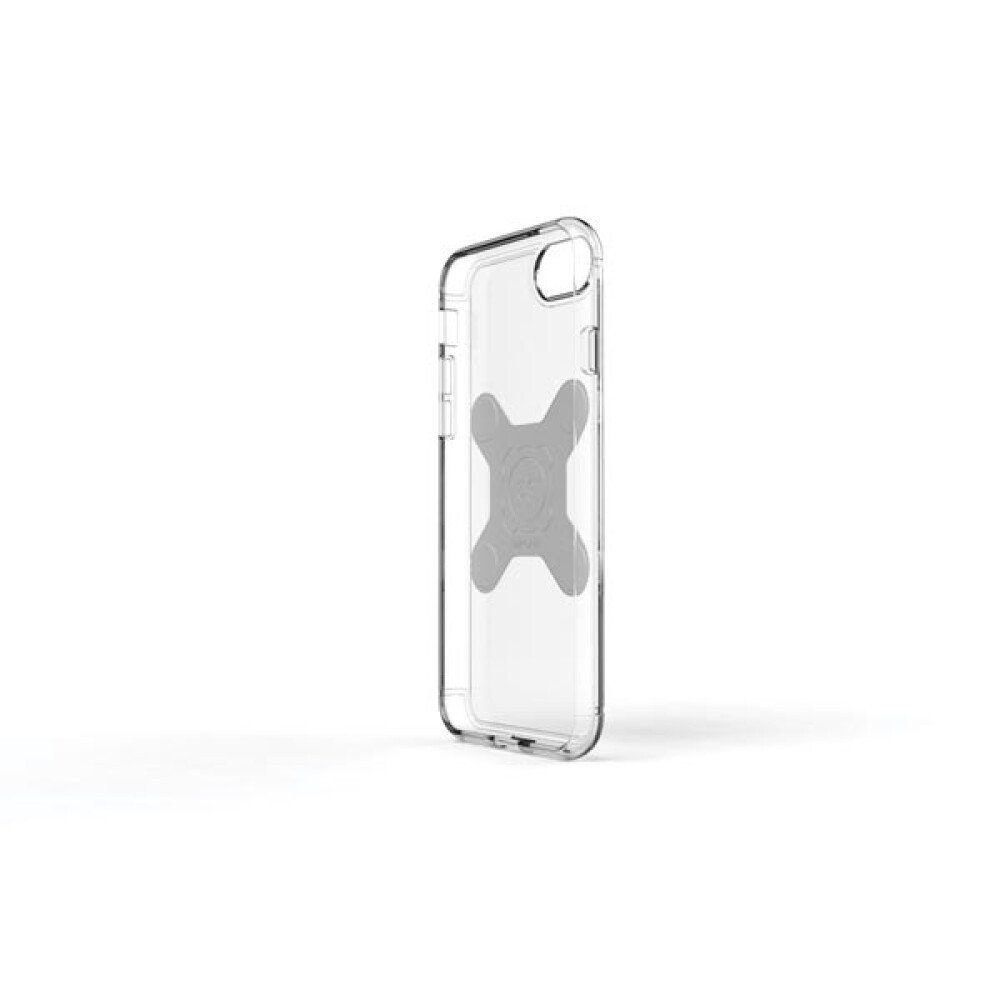 EXELIUM Handyhülle EXELIUM - SCHUTZCOVER MIT LADEFUNKTION - MAGNETISCH - iPhone 8 - TRANS