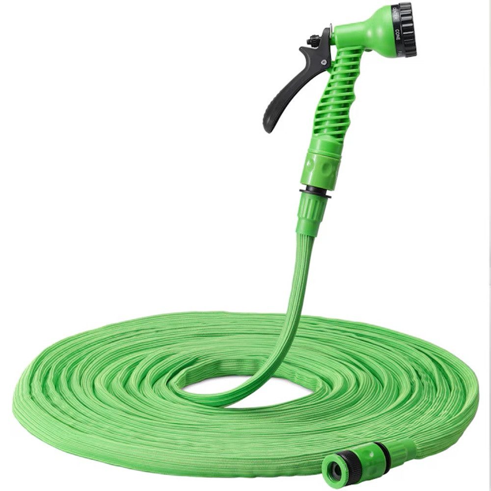 Navaris Gartenschlauch Navaris Flexibler Gartenschlauch 11,25–22,5 m mit Brause