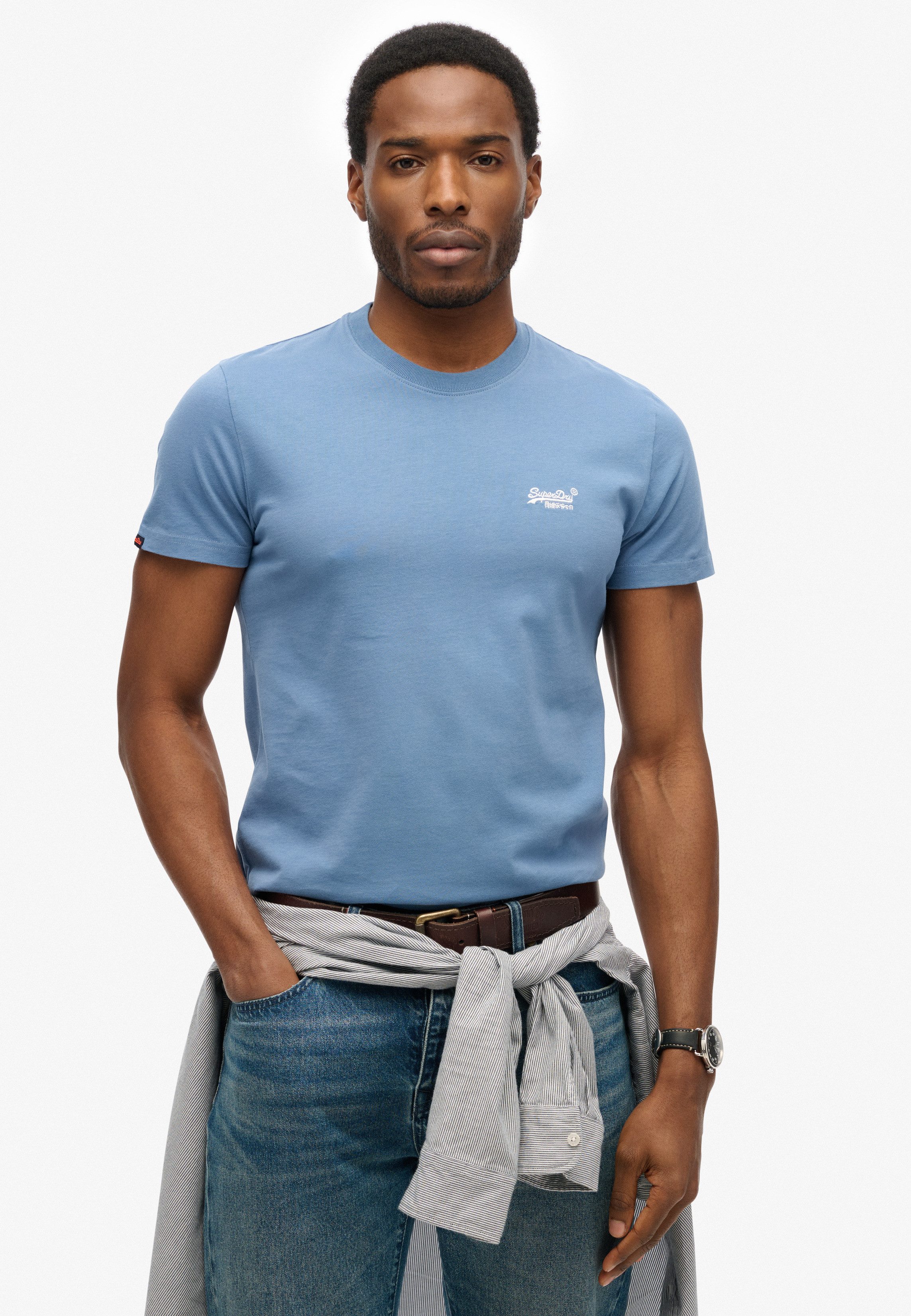 Superdry Rundhalsshirt ESSENTIAL LOGO EMB TEE günstig online kaufen