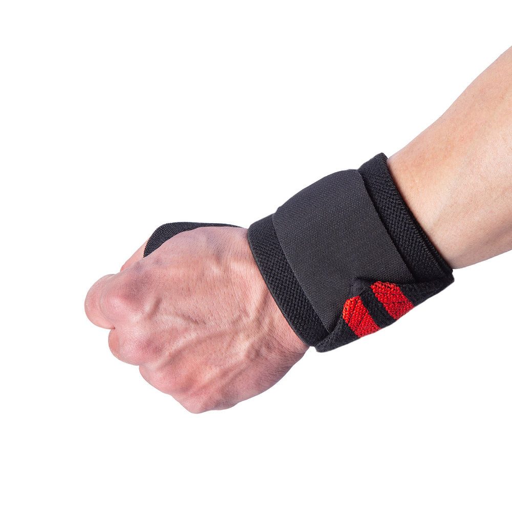 HMS Handgelenkbandage Handgelenkstütze Stützbandage Kraftsport (Spar-Set, 2-tlg., 56 x 8 cm atmungsaktiv), Daumenschlaufe, Klettverschluss, atmungsaktiv, 2er-Set