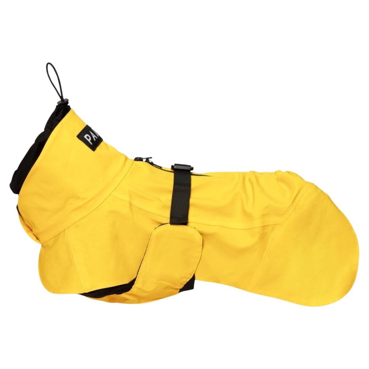 PAIKKA Hunderegenmantel Hunde Regenmantel reflektierend "Visibility Raincoat" V2 gelb