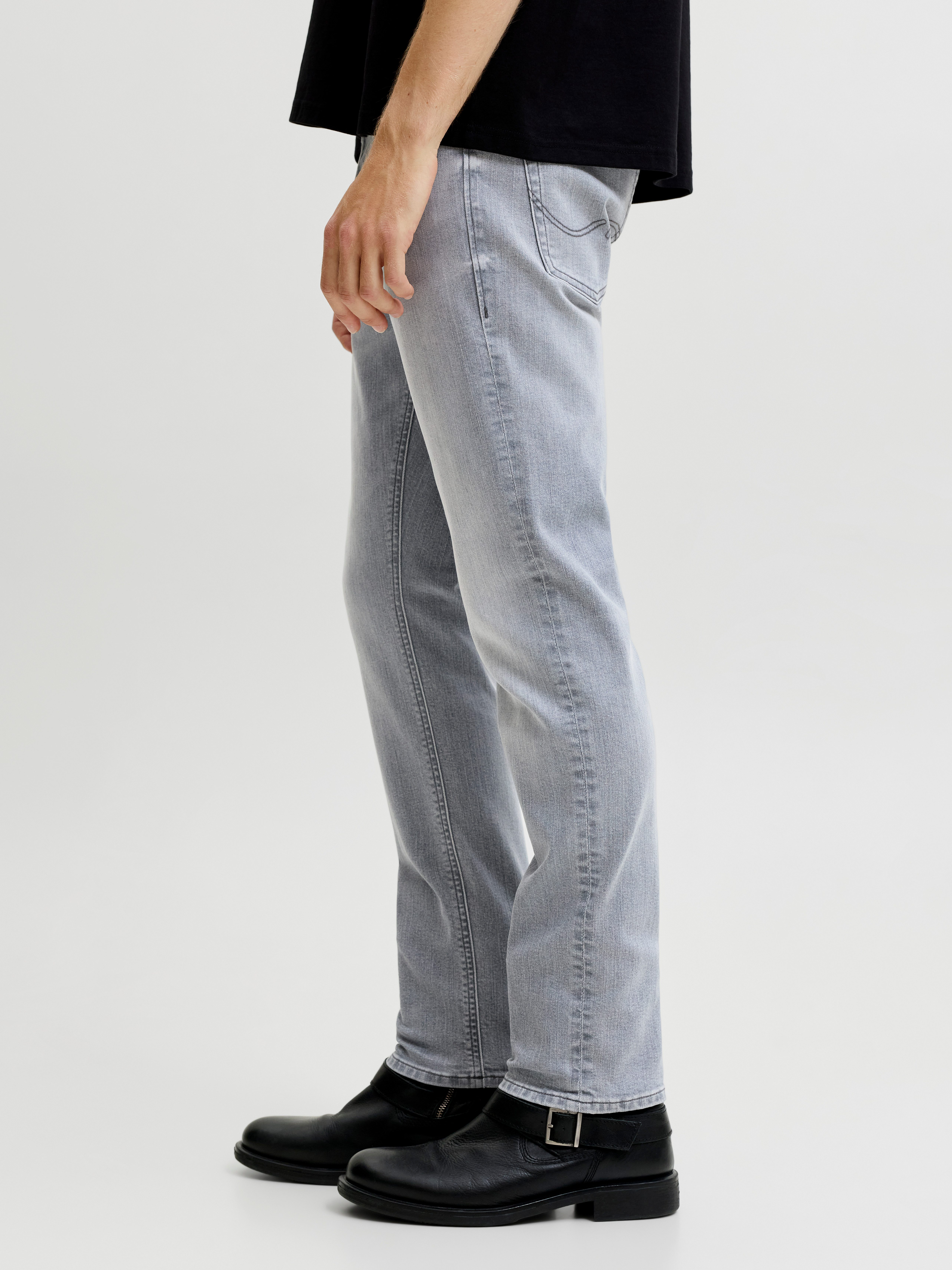 Jack & Jones Slim-fit-Jeans JJIGLENN Slim-Fit mit Stretch und praktischer 5-Pocket-Form Baumwollmischung, slim fit