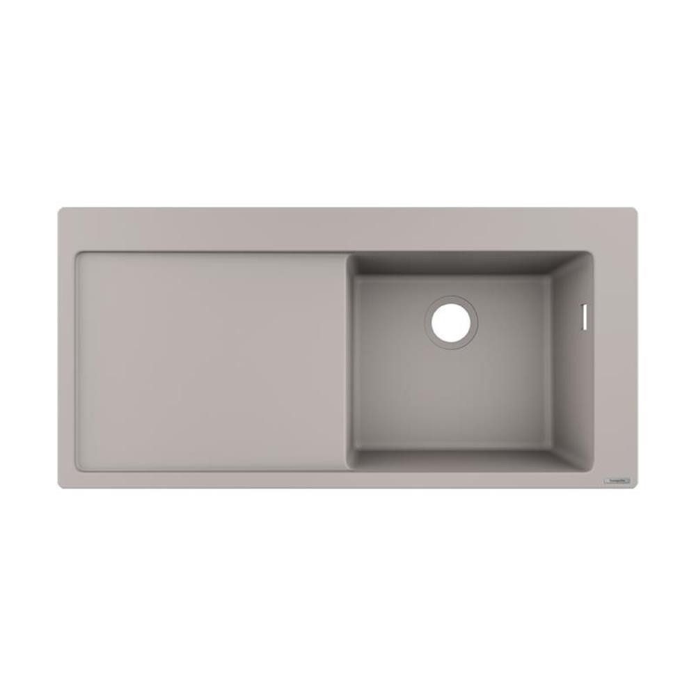 hansgrohe Granitspüle hansgrohe S51 S514-F450, Becken rechts, 105/415 cm