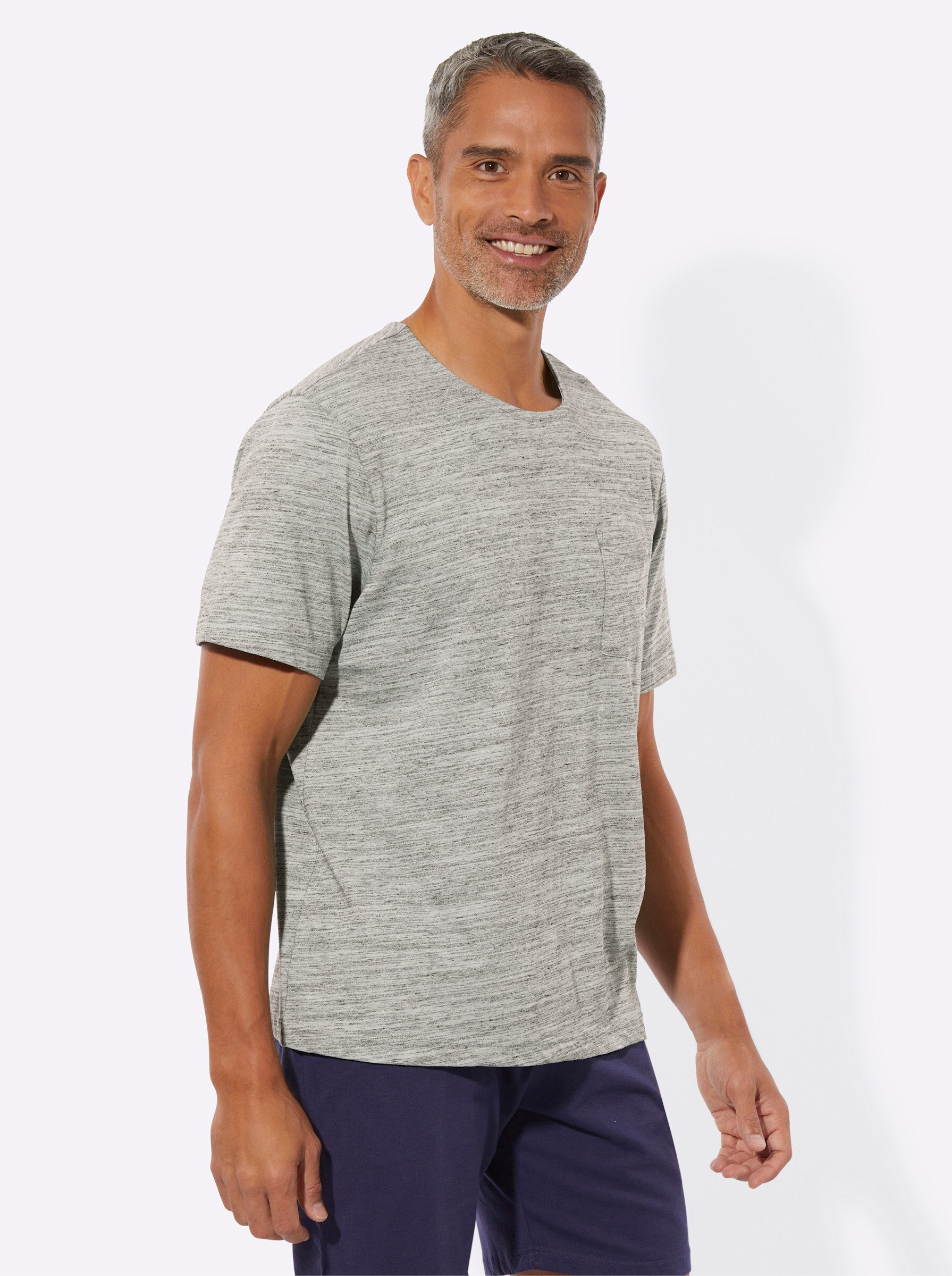Sieh an! Schlafanzug Schlafanzug-Shirt Kurzarm